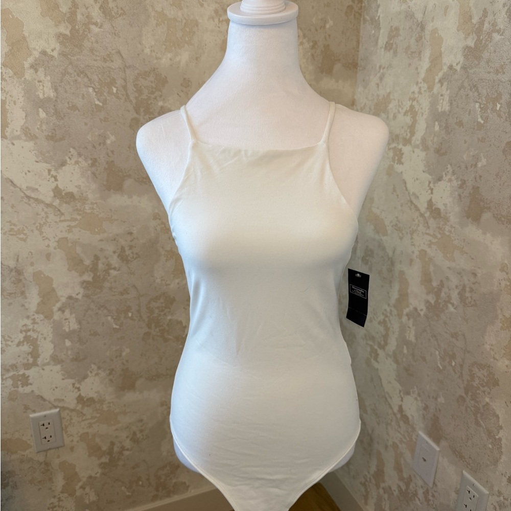 Abercrombie & Fitch White Women's Bodysuit Top